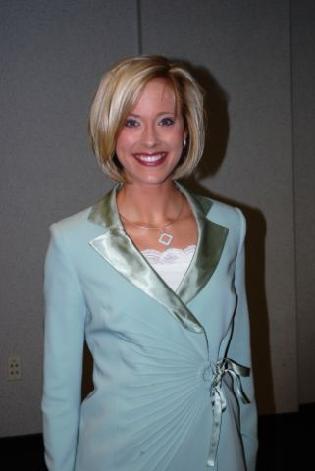 Jill in her interview suit