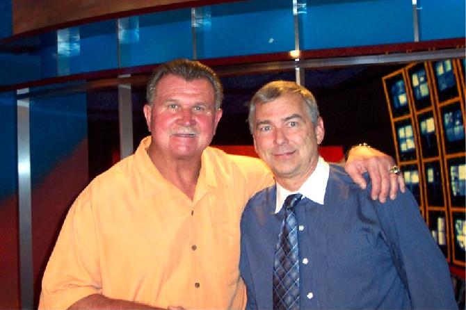 Mike Ditka and Buck Dopp